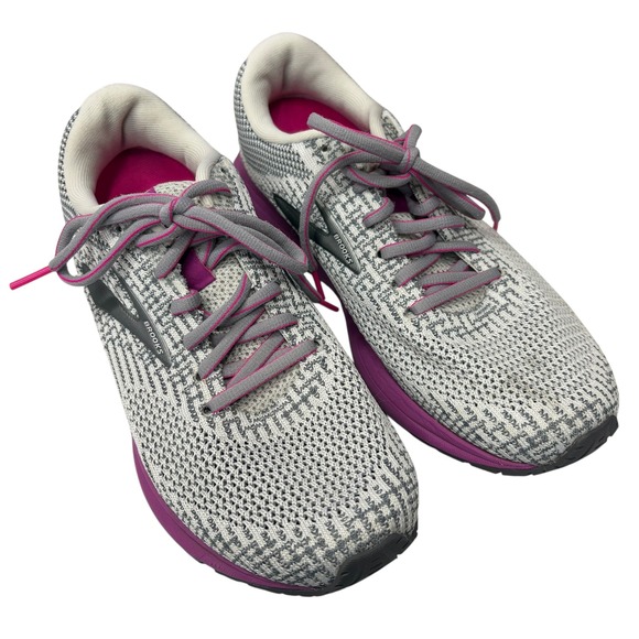 Brooks Revel 3 Women's Running Shoes Gray Purple Athletic Sneakers Size 8.5 - Picture 1 of 10